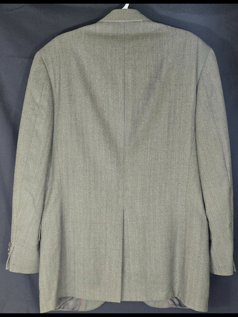 Men's Tailored Two-Button Blazer in Olive #383